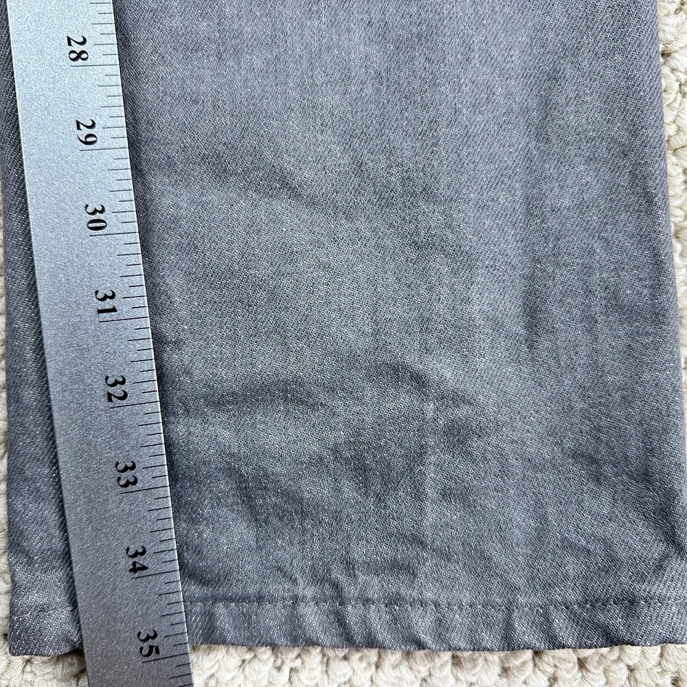 Vtg Calvin Klein Jeans Fits Men 31x35 Gray Straight Leg 80s USA Made Scovill - Picture 8 of 14
